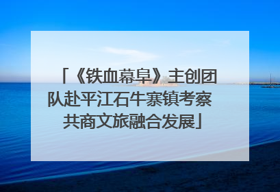 《铁血幕阜》主创团队赴平江石牛寨镇考察 共商文旅融合发展