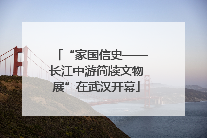 “家国信史——长江中游简牍文物展”在武汉开幕