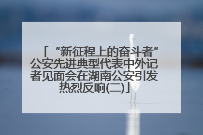 “新征程上的奋斗者”公安先进典型代表中外记者见面会在湖南公安引发热烈反响(二)