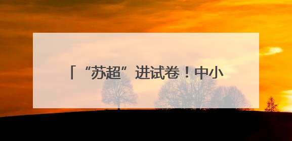 “苏超”进试卷！中小学生们笑不出来了……