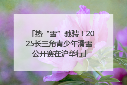热“雪”驰骋！2025长三角青少年滑雪公开赛在沪举行