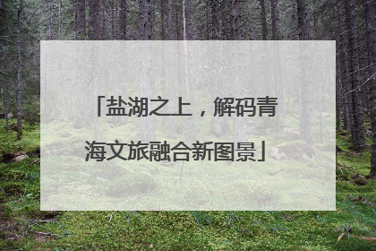 盐湖之上，解码青海文旅融合新图景