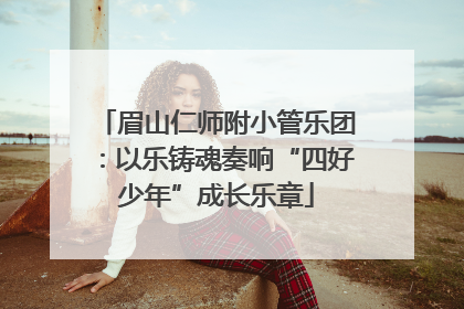 眉山仁师附小管乐团：以乐铸魂奏响“四好少年”成长乐章
