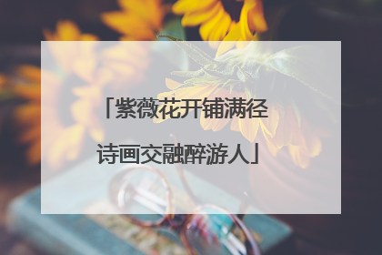 紫薇花开铺满径 诗画交融醉游人