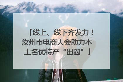 线上、线下齐发力！汝州市电商大会助力本土名优特产“出圈”