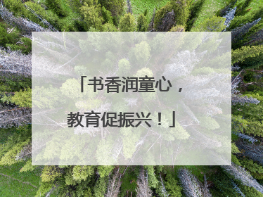 书香润童心，教育促振兴！
