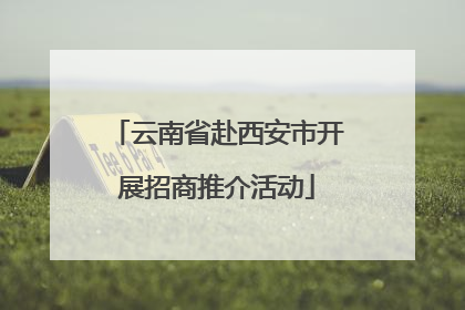 云南省赴西安市开展招商推介活动