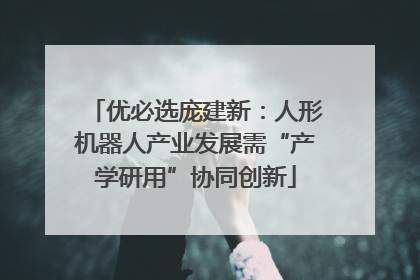优必选庞建新：人形机器人产业发展需“产学研用”协同创新
