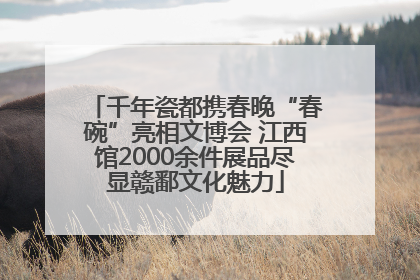 千年瓷都携春晚“春碗”亮相文博会 江西馆2000余件展品尽显赣鄱文化魅力
