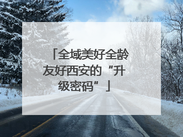 全域美好全龄友好西安的“升级密码”