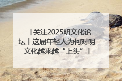 关注2025明文化论坛丨这届年轻人为何对明文化越来越“上头”