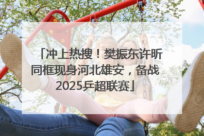 冲上热搜！樊振东许昕同框现身河北雄安，备战2025乒超联赛