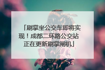 刷掌坐公交车即将实现！成都二环路公交站正在更新刷掌闸机