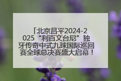 北京昌平2024-2025“利百文台尼”独牙传奇中式九球国际巡回赛全球总决赛盛大启幕！冠军500万