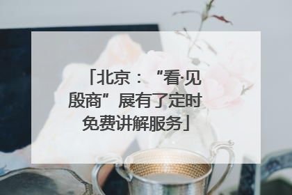 北京：“看·见殷商”展有了定时免费讲解服务