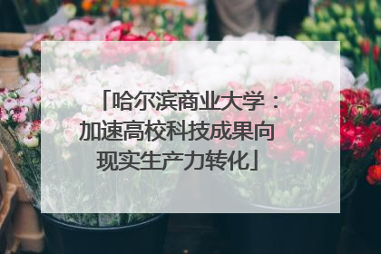 哈尔滨商业大学：加速高校科技成果向现实生产力转化