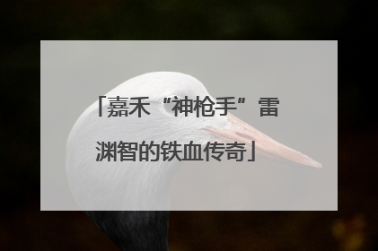 嘉禾“神枪手”雷渊智的铁血传奇