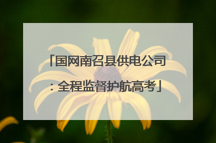 国网南召县供电公司：全程监督护航高考