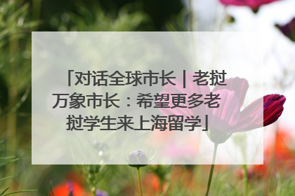 对话全球市长｜老挝万象市长：希望更多老挝学生来上海留学