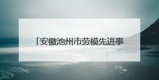 安徽池州市劳模先进事迹宣讲活动走进校园