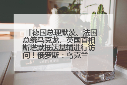 德国总理默茨、法国总统马克龙、英国首相斯塔默抵达基辅进行访问！俄罗斯：乌克兰一直在回避谈判