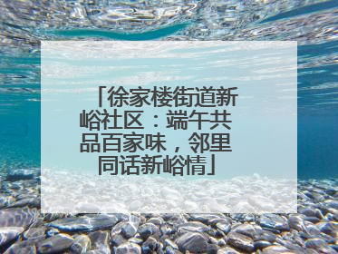 徐家楼街道新峪社区：端午共品百家味，邻里同话新峪情