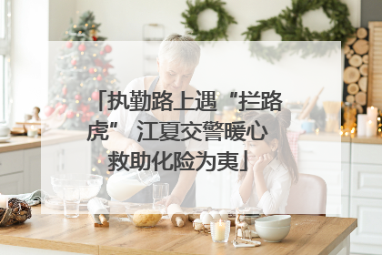 执勤路上遇“拦路虎” 江夏交警暖心救助化险为夷