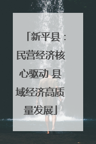 新平县：民营经济核心驱动 县域经济高质量发展