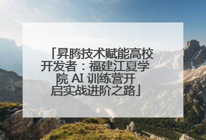 昇腾技术赋能高校开发者：福建江夏学院 AI 训练营开启实战进阶之路