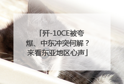歼-10CE被夸爆、中东冲突何解？来看东亚地区心声