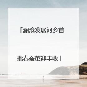 澜沧发展河乡首批春蚕茧迎丰收