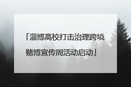 淄博高校打击治理跨境赌博宣传周活动启动