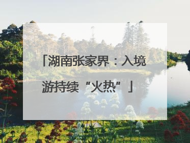 湖南张家界：入境游持续“火热”