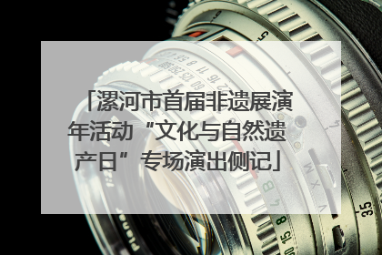 漯河市首届非遗展演年活动“文化与自然遗产日”专场演出侧记