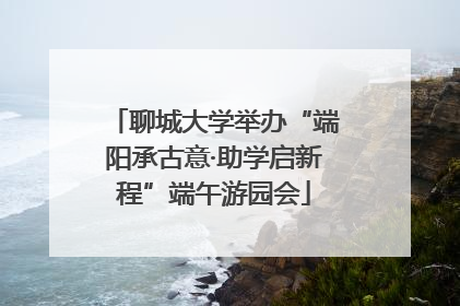 聊城大学举办“端阳承古意·助学启新程”端午游园会