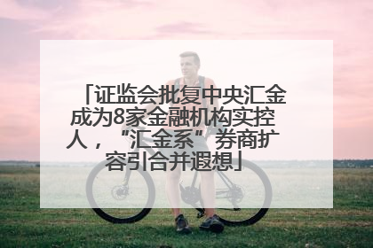 证监会批复中央汇金成为8家金融机构实控人，“汇金系”券商扩容引合并遐想