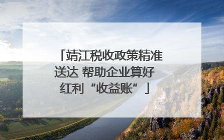 靖江税收政策精准送达 帮助企业算好红利“收益账”