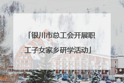 银川市总工会开展职工子女家乡研学活动