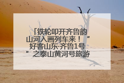 铁轮叩开齐鲁韵 山河入画列车来！“好客山东·齐鲁1号”之泰山黄河号旅游列车首发活动侧记