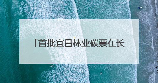 首批宜昌林业碳票在长阳正式签发 14.38万吨林业碳票上市