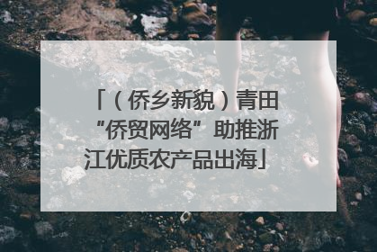 （侨乡新貌）青田“侨贸网络”助推浙江优质农产品出海