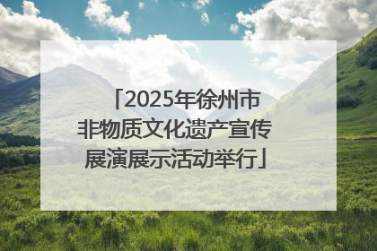 2025年徐州市非物质文化遗产宣传展演展示活动举行