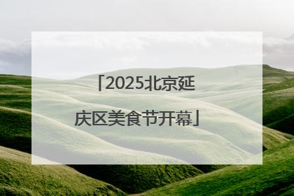 2025北京延庆区美食节开幕